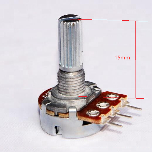 Potentiometer Single-joint potentiometer B10K handle length 15mm ...