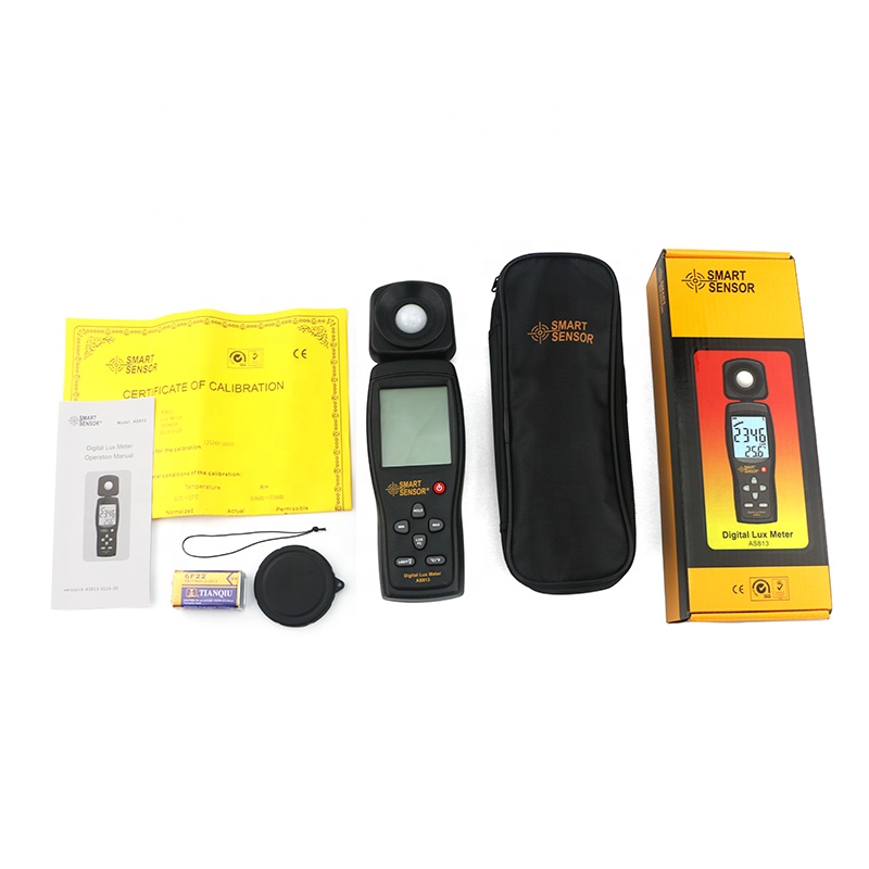 Smart Senor AS813 Digital Luxmeter Light Meter Lux/FC Meter Luminometer