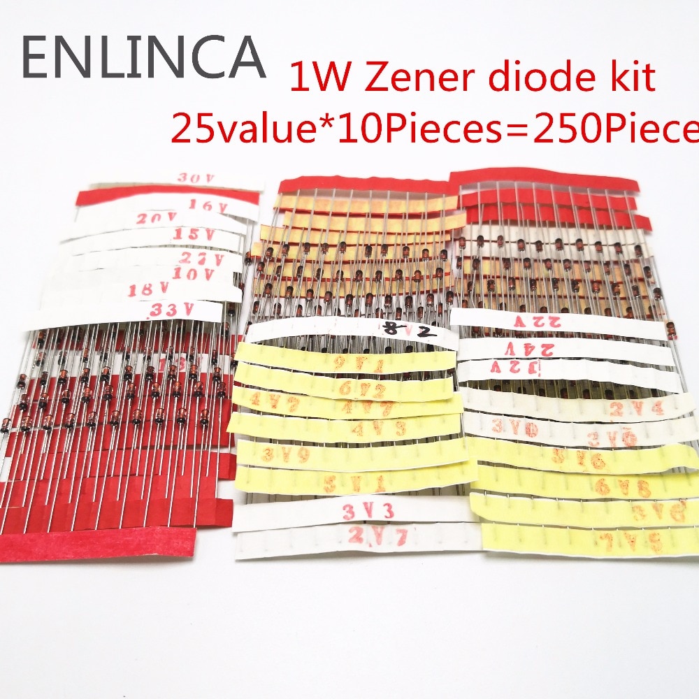 1W Zener diode kit-25