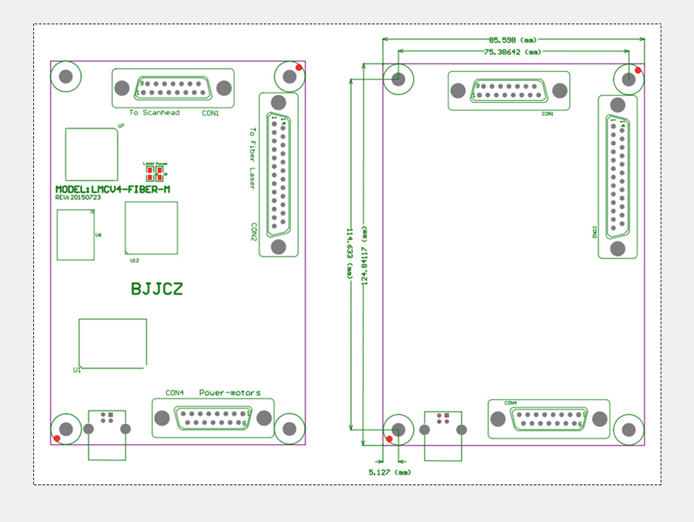 4 BJJCZ Laser Marking Machine Control Board