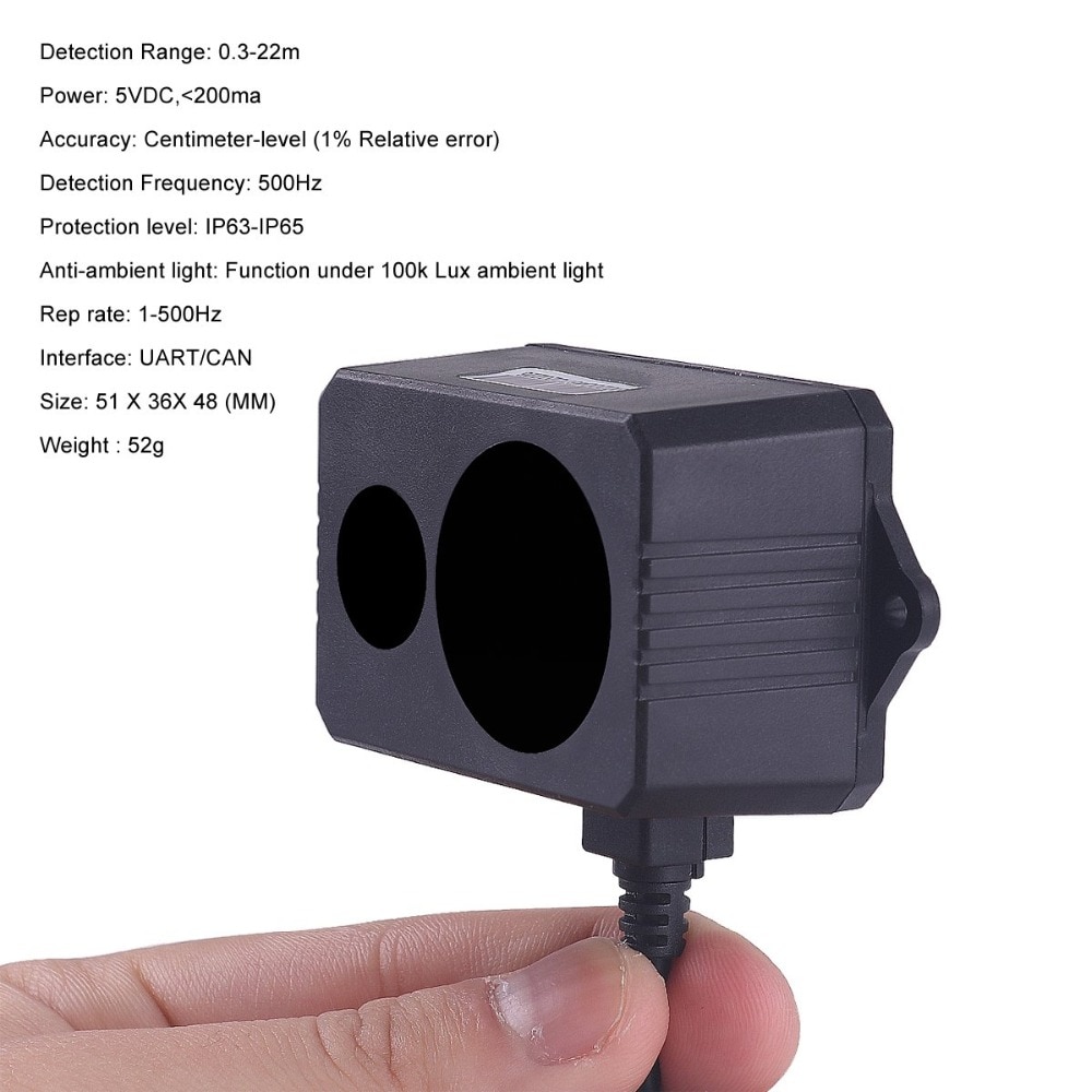 TF02 Lidar LED Rangefinder sensor